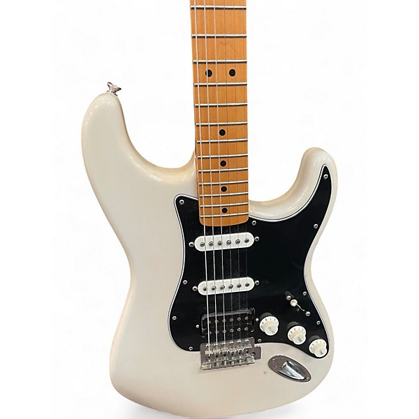 Used Fender Player Stratocaster HSS Ivory Solid Body Electric Guitar