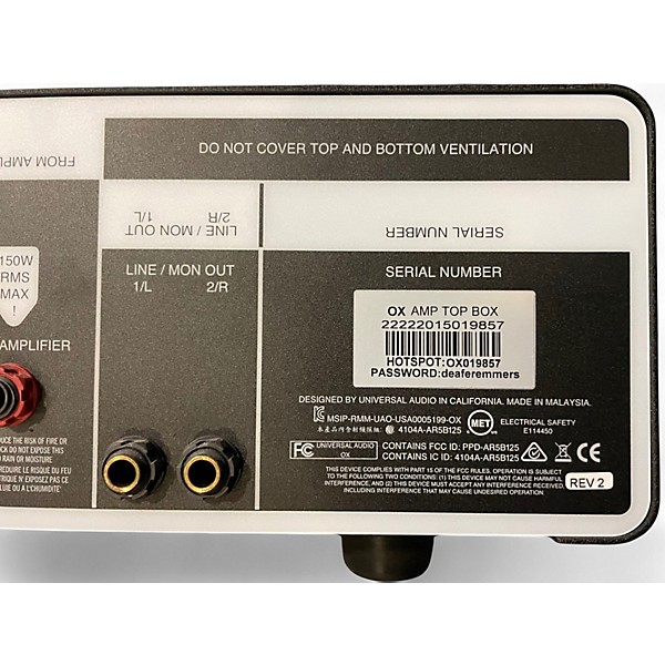 Used Universal Audio OX BOX TOP BOX Power Attenuator