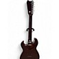 Used Silvertone St Style Purple Sparkle Solid Body Electric Guitar