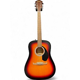 Used Fender FA125 3 Color Sunburst Acoustic Guitar