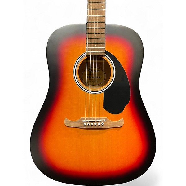 Used Fender FA125 3 Color Sunburst Acoustic Guitar