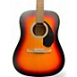 Used Fender FA125 3 Color Sunburst Acoustic Guitar