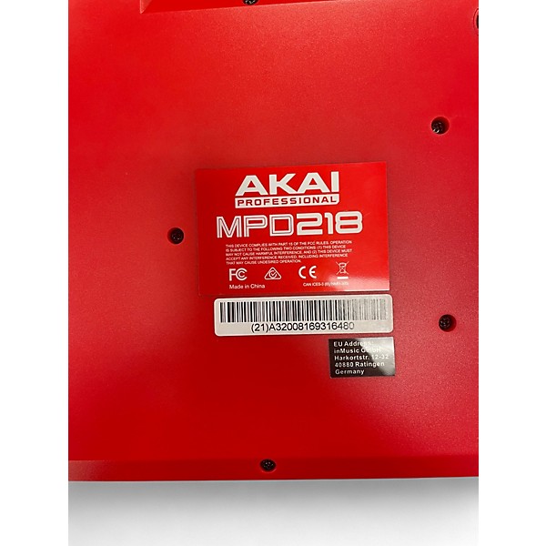 Used Akai Professional MPD218 MIDI Controller