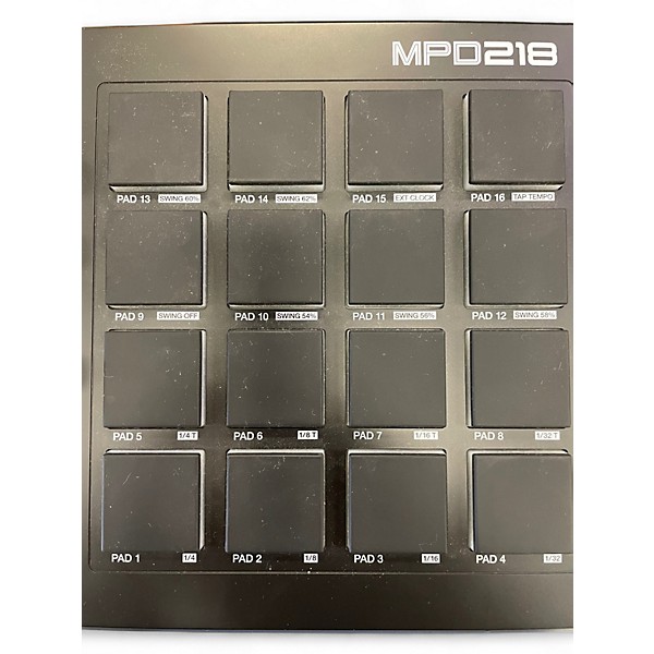 Used Akai Professional MPD218 MIDI Controller