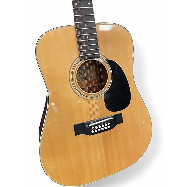 Vintage 1980s Fender F55-12 Natural 12 String Acoustic Guitar