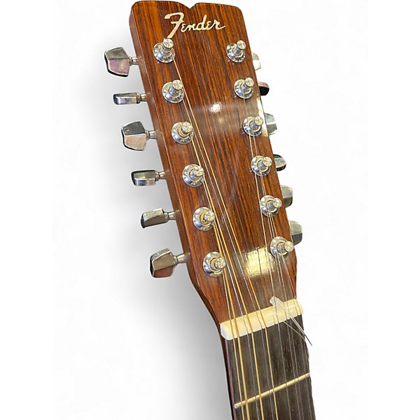 Vintage 1980s Fender F55-12 Natural 12 String Acoustic Guitar