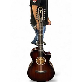 Used Taylor 562CE Mahogany Burst 12 String Acoustic Electric Guitar