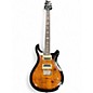 Used PRS SE Custom 24 Black and Gold Sunburst Solid Body Electric Guitar thumbnail