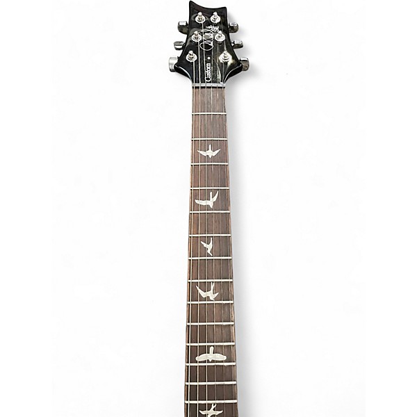 Used PRS SE Custom 24 Black and Gold Sunburst Solid Body Electric Guitar