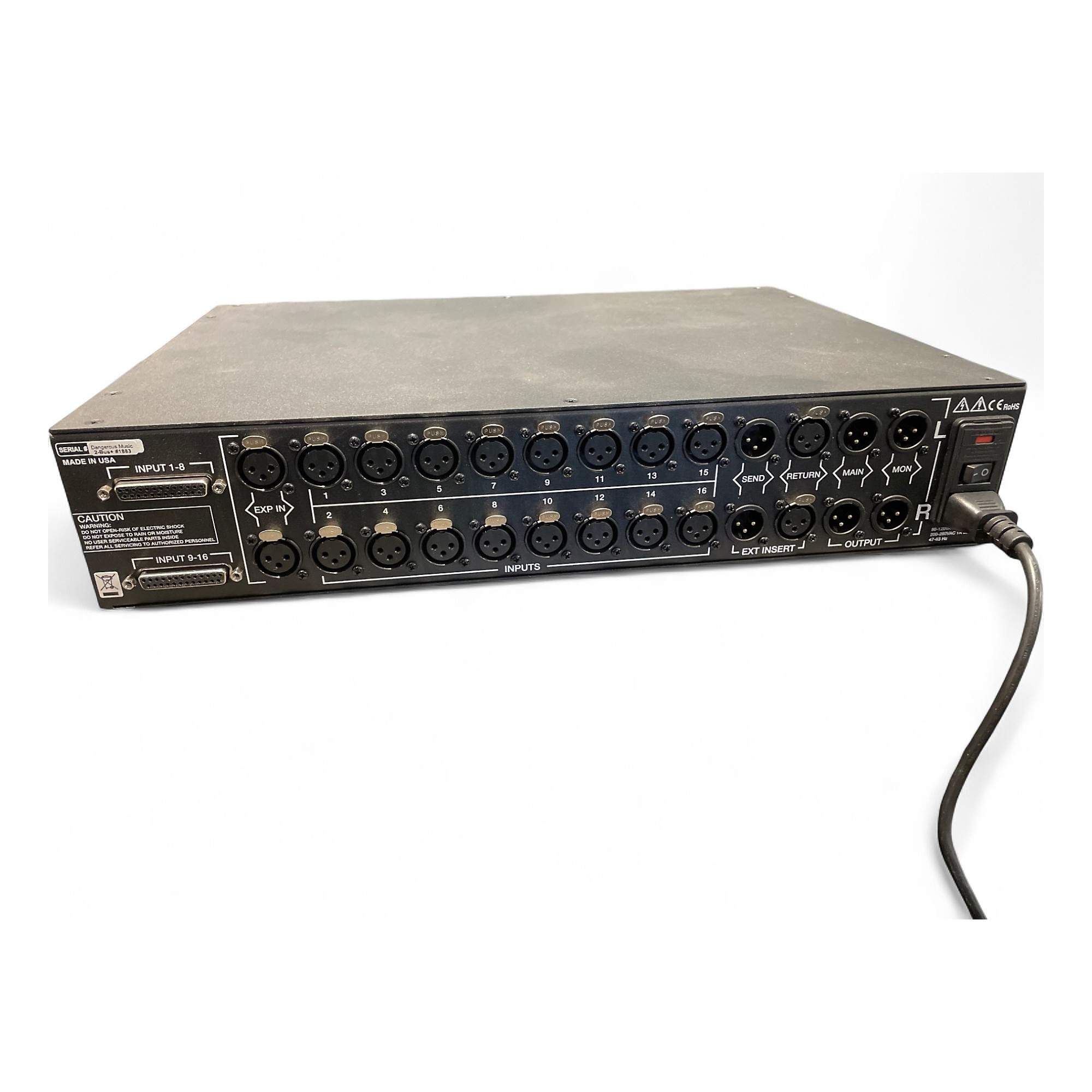 Used Dangerous Music 2-bus+ 16 channel Mixer | Guitar Center