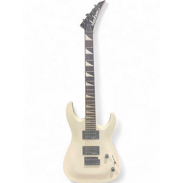 Used Jackson JS22 Dinky Arctic White Solid Body Electric Guitar