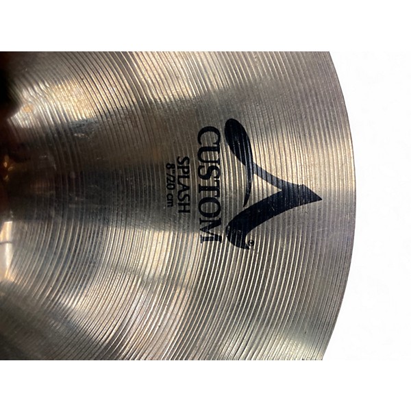 Used Zildjian 8in A Custom Splash Cymbal