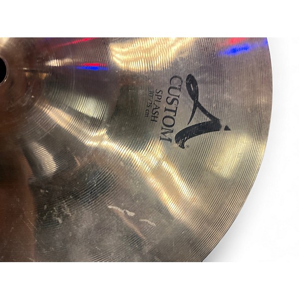 Used Zildjian 8in A Custom Splash Cymbal