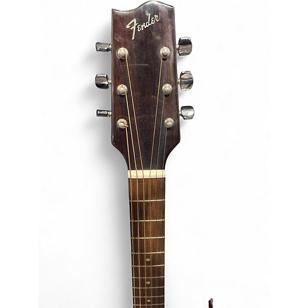 Used Fender Model F 200 Natural Acoustic Guitar