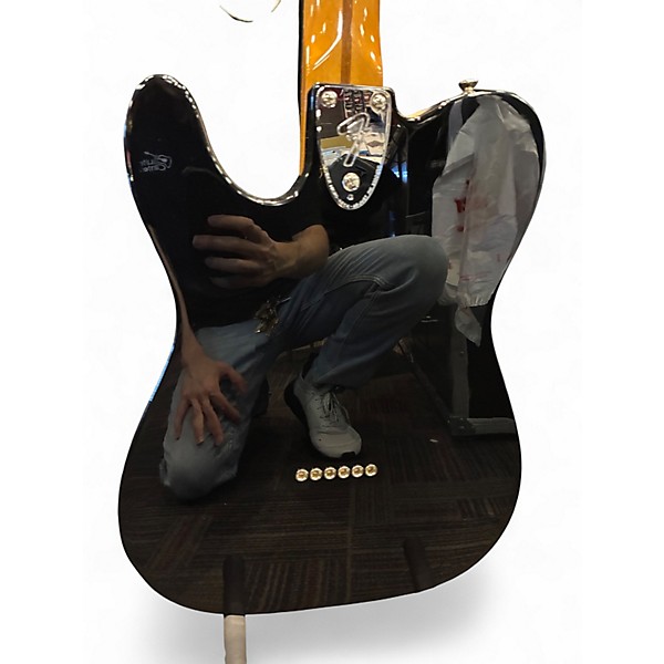 Used Fender Vintera 70s Telecaster Custom Black Solid Body Electric Guitar