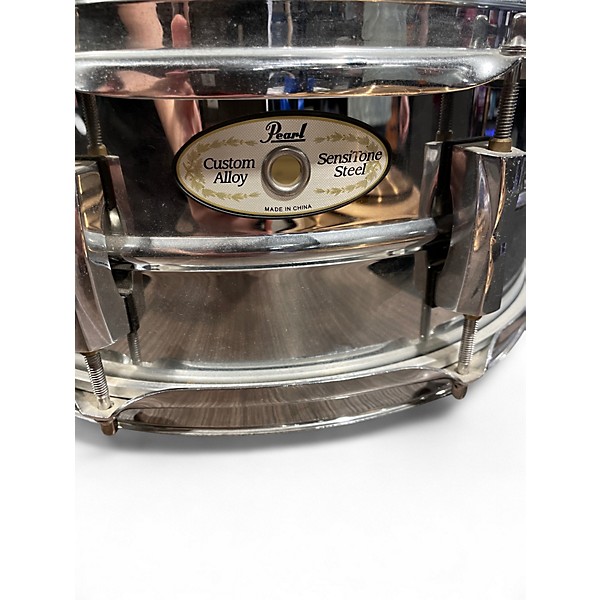 Used Pearl 5.5X14 Vision Series Snare Silver Drum