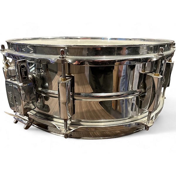 Used Pearl 5.5X14 Vision Series Snare Silver Drum