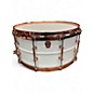 Used Ludwig 6.5X14 Polar Phonic white Drum thumbnail