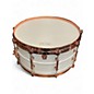 Used Ludwig 6.5X14 Polar Phonic white Drum