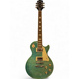 Used Epiphone Les Paul Standard Trans Blue Solid Body Electric Guitar