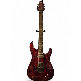 Used Schector DEMON BLOOD MOUNTAIN Solid Body Electric Guitar