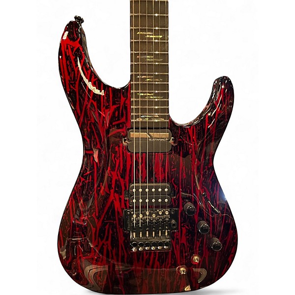 Used Schector DEMON BLOOD MOUNTAIN Solid Body Electric Guitar