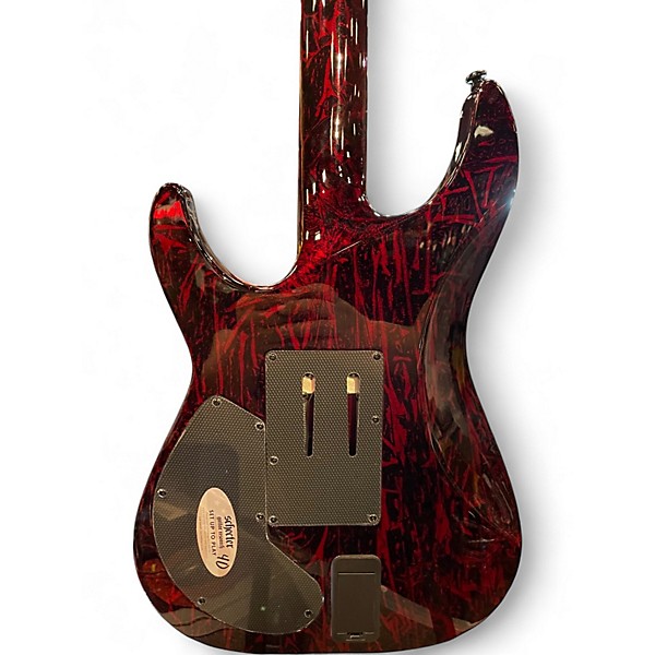 Used Schector DEMON BLOOD MOUNTAIN Solid Body Electric Guitar
