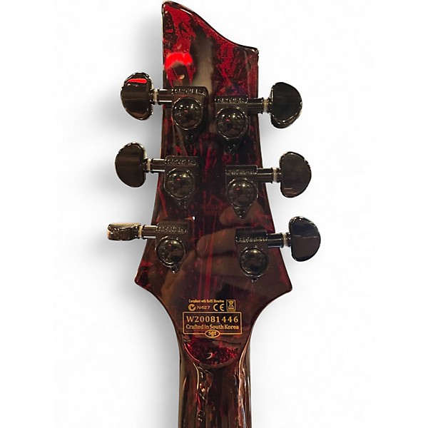 Used Schector DEMON BLOOD MOUNTAIN Solid Body Electric Guitar