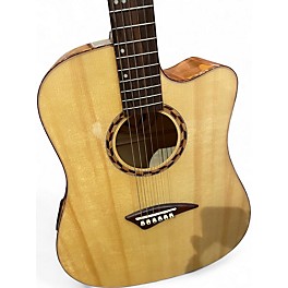 Used Dean TECMBP Natural Acoustic Electric Guitar