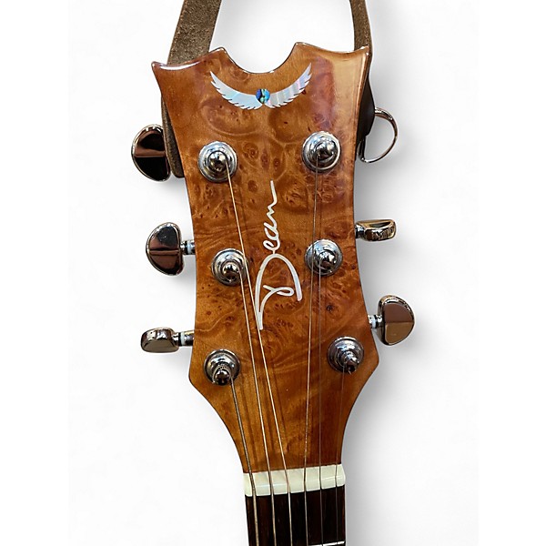 Used Dean TECMBP Natural Acoustic Electric Guitar