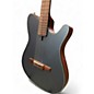 Used Ibanez FRH10N indigo blue metallic flat Classical Acoustic Electric Guitar