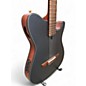 Used Ibanez FRH10N indigo blue metallic flat Classical Acoustic Electric Guitar