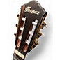Used Ibanez FRH10N indigo blue metallic flat Classical Acoustic Electric Guitar