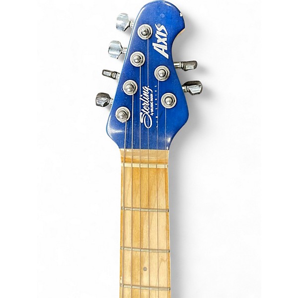 Used Sterling by Music Man Sub AX3 Axis NEPTUNE BLUE Solid Body Electric Guitar