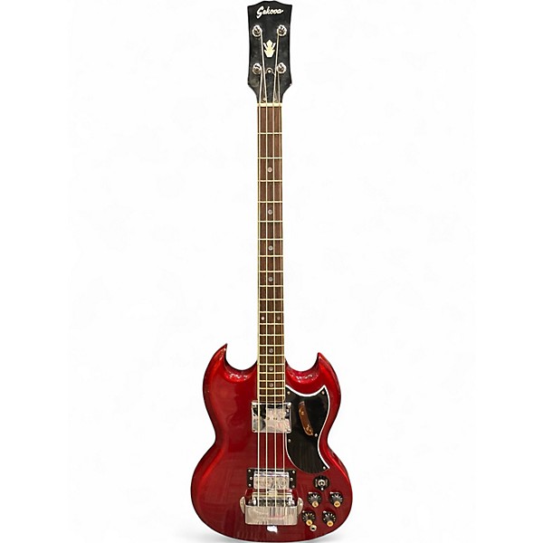 Used Sekova EB 3 Copy Cherry Electric Bass Guitar