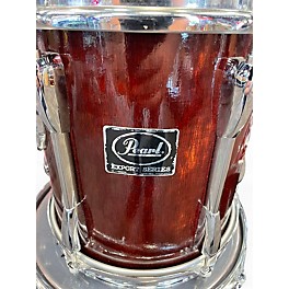 Used Pearl 4 Piece Export Red Drum Kit