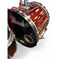 Used Pearl 4 Piece Export Red Drum Kit