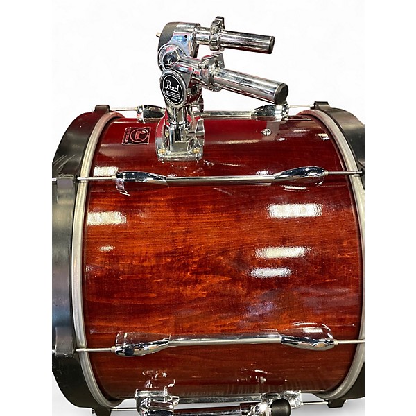 Used Pearl 4 Piece Export Red Drum Kit