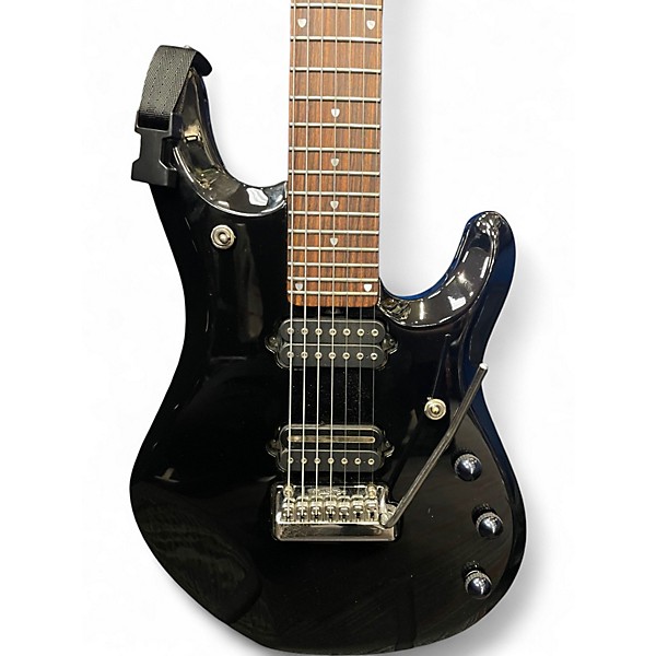 Used Ernie Ball Music Man John Petrucci Signature 7 String Black Solid Body Electric Guitar