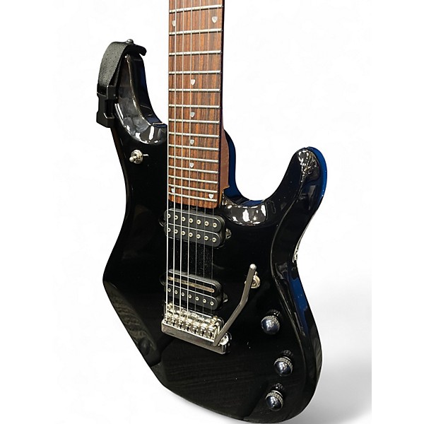 Used Ernie Ball Music Man John Petrucci Signature 7 String Black Solid Body Electric Guitar