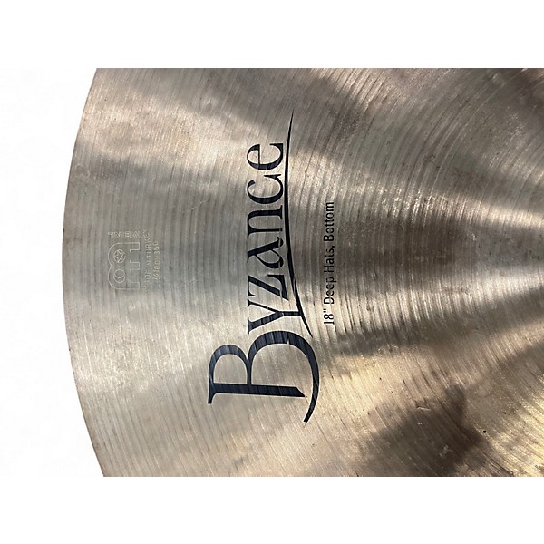 Used MEINL 18in Byzance Deep Hats Cymbal