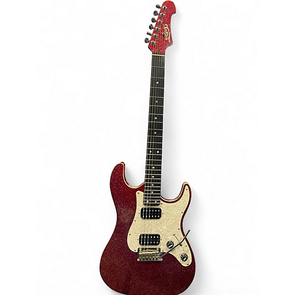 Used Jet Guitars JS500 RED SPARKLE Solid Body Electric Guitar