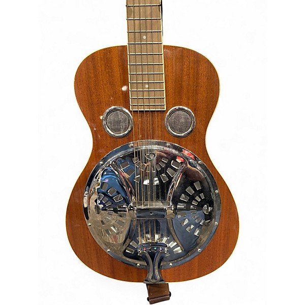 Used Regal Square Neck Resonator Mahogany Resonator Guitar