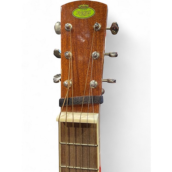 Used Regal Square Neck Resonator Mahogany Resonator Guitar