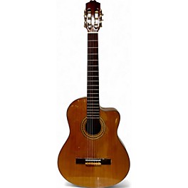 Used Espana CSCM Natural Classical Acoustic Electric Guitar