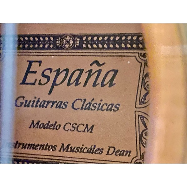 Used Espana CSCM Natural Classical Acoustic Electric Guitar