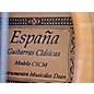 Used Espana CSCM Natural Classical Acoustic Electric Guitar