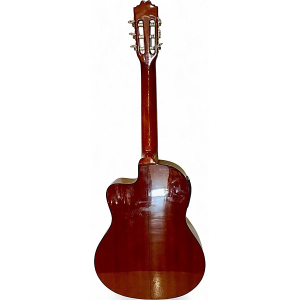 Used Espana CSCM Natural Classical Acoustic Electric Guitar