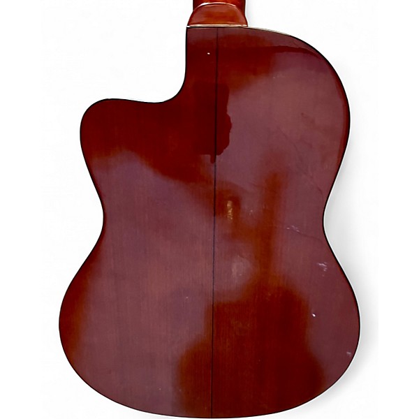 Used Espana CSCM Natural Classical Acoustic Electric Guitar