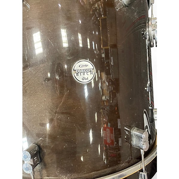 Used PDP by DW 6 Piece Concept Series Brown Drum Kit